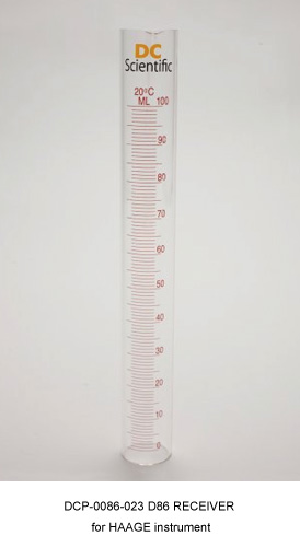 [DCP-130-H] Probeta de vidrio ASTM D86 sin base