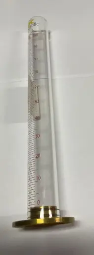 [DCP-130-HMB] Probeta de vidrio con base metalica ASTM D86